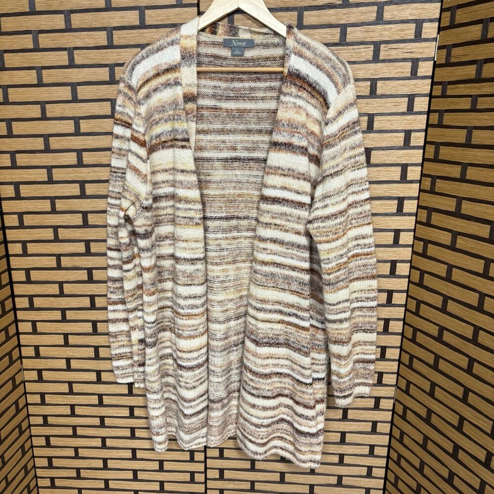 Natural‎ Reflections Stripe Cardigan Size XL